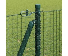 Suvirinta vielos tvora su betono baze 10 x 1,2 m Žalia