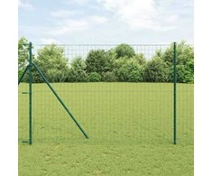 Tvora su stulpais Žalia 1,5 x 10 m Plienas