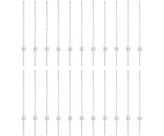 Tvorelės stulpas 22 pcs Sidabro 120 cm Plienas