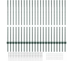 Tvorelės stulpas 22 pcs Žalia 160 cm Plienas