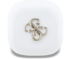 TWS Guess 4G Metal Logo ausinės baltos spalvos