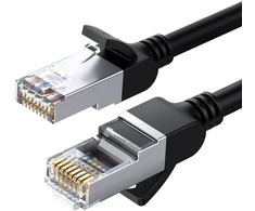 Ugreen NW101 50193 Ethernet Cat 6 U/UTP kabelis round 3m – juodos spalvos
