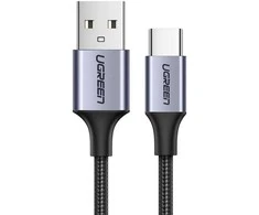 Nikeliuotas USB-C laidas QC3.0 UGREEN, 1m
