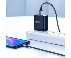 Nikeliuotas USB-C laidas QC3.0 UGREEN, 1m