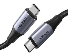 Kabelis UGREEN US355 USB-C į USB-C 3.1 Gen.2, PD, 5A, 100W, 4K, 10Gbps, 1m