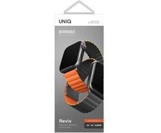 UNIQ apyrankė Revix Apple Watch Series1/2/3/4/5/6/7/8/9/SE/SE2/Ultra/Ultra 2 42/44/45/49mm. Reversible Magnetic oranžinės spalvos