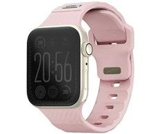 UNIQ apyrankė Stride Apple Watch Series1/2/3/4/5/6/7/8/9/SE/SE2 38/40/41mm FKM Rubber Strap rožinės spalvos
