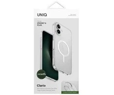 UNIQ Clario Apple iPhone 16 Plus 6.7″ Magclick Charging dėklas skaidrus lucent clear