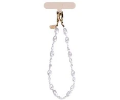 UNIQ Coehl Perla Handstrap universali virvelė skirta telefonui ant rankos baltos spalvos
