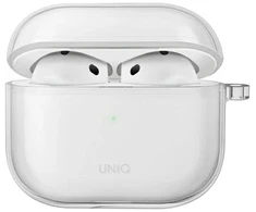 UNIQ dėklas Glase AirPods 4 blizgus skaidrus