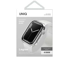 UNIQ dėklas Legion Apple Watch Series 7/8/9 41mm skaidrus