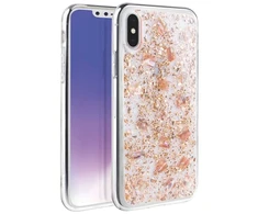 UNIQ Lumence skaidrus Dėklas Apple iPhone Xs Max rose auksinis