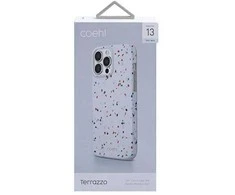 UNIQ Coehl Terrazzo Dėklas Apple iPhone 13 Pro Max 6,7″ natural baltos spalvos