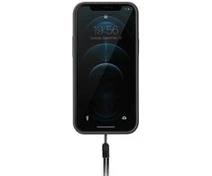 UNIQ Heldro Dėklas Apple iPhone 12 mini 5,4″ midnight juodos spalvos Antimicrobial