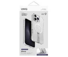 Dėklas UNIQ Eleva su „Vertica“ stovu Apple iPhone 16 Pro Max 6.9" skaidrus/lucent clear