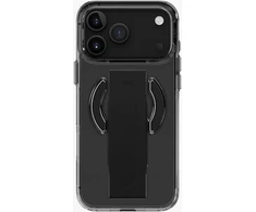UNIQ Heldro Air dėklas skirtas Apple iPhone 17 Pro Max Magclick Charging juodos spalvos