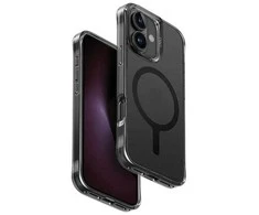 UNIQ LifePro Xtreme Apple iPhone 16 6.1″ dėklas Magclick Charging juodos spalvos frost smoke
