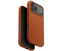 UNIQ Lino dėklas skirtas iPhone 17 Pro Max Magclick Charging oranžinės spalvos