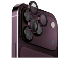 UNIQ Optix AluGuard (DX2) fotoaparato objektyvo apsauga, skirta iPhone 18 Pro / iPhone 18 Pro Max, bordo spalvos