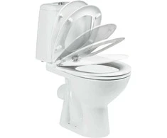 Unitazas pastatomas Vidima Korona W908001, su dangčiu, 350×610 mm