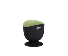 Up Up Seul ergonominė balansinė kėdė Juoda, D42 Žalias audinys