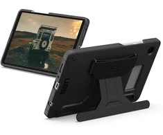 Urban Armor Gear UAG Scout galinis dangtelis su dirželiu rankai, skirtas Samsung Galaxy Tab A9 8.7 colio – juodas