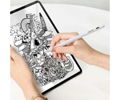USAMS Active Touch Screen rašiklis, skirtas iPad baltos spalvos ZB223DRB01 (US-ZB223)