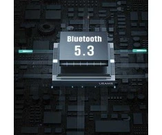 USAMS Bluetooth 5.3 Ausinės TWSX-Don Series Dual mic ENC belaidės baltos spalvos BHUXD02
