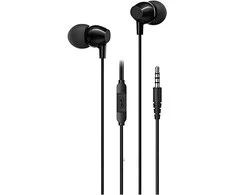 USAMS stereo ausinės EP-47 3.5mm juodos spalvos 1.2m HSEP4701 (US-SJ594)