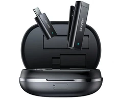 USAMS belaidis prisegamas mikrofonas ENC 2.4G USB-C ZB243MKF01 (US-ZB243)
