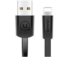 USAMS Kabelis płaski U2 Lightning 1,2mjuodos spalvos SJ199IP01 iPhone 5/6/7/8/X (US-SJ199)