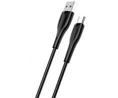 USAMS Kabelis U38 USB-C 5A Fast Charge for OPPO/HUAWEI 1m juodos spalvos SJ376USB01 (US-SJ376)