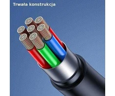 USAMS U68 Lightning 2A greito įkrovimo 1m mėlynas SJ500USB03 (US-SJ500)