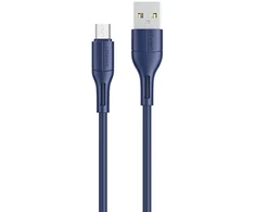 USAMS U68 microUSB 2A greito įkrovimo 1m mėlynas SJ502USB03 (US-SJ502)