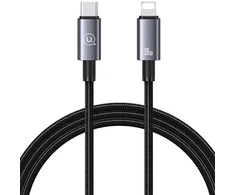 USAMS USB-C į Lightning kabelis 30W 1.2m greito įkrovimo plienas/tamsus SJ662USB01 (US-SJ662)