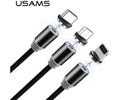 USAMS Magnetic Lightning Adapteris bulk sidabrinis SJ157USBTA (US-SJ157)