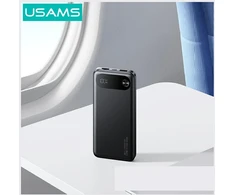 USAMS PB80 Power Bank PD20W 10000mAh baltas