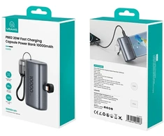 USAMS PB82 Power Bank 20W 10000mAh beige
