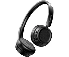USAMS SR01 Bluetooth 5.3 ANC ant ausų dedamos ausinės juodos spalvos