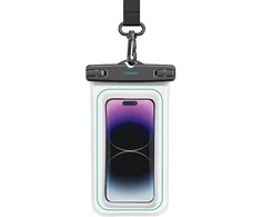 USAMS vandeniui atsparus dėklas 6.7" IP68 baltos spalvos FSD1302 (US-YD013)
