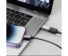USB-C adapteris – LIGHTNING Tech-Protect UltraBoost pilkos spalvos