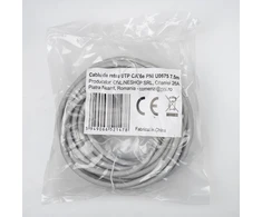 UTP CAT6e PNI U0675 tinklo kabelis, 2xRJ45 kištukas, 8 laidai x 0.4 mm, 7.5m