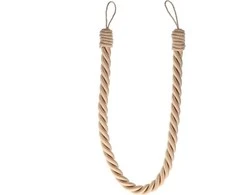 Užuolaidų virvelė Luance COT, 1.6 cm, šampano