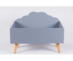 Vaikiška daiktadėžė Atmosphera Cloud, pilka, 580x280x455 mm