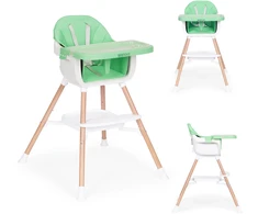 ECOTOYS 2 viename maitinimo kėdutė kūdikiams, žalia
