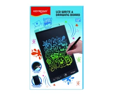 Vaikiška piešimo lenta Keyroad 12″ splavotos spalvos LCD