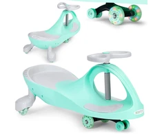 Gravity ride vaikiška transporto priemonė LED ratai žalia ECOTOYS