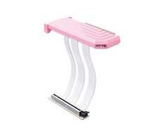 Vaizdo plokštė HYTE PCIE 5.0 Hyper Riser Cable – Strawberry Milk
