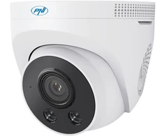 Vaizdo stebėjimo kamera PNI IP505J POE, 5MP, kupolinė, 2.8mm, skirta naudoti lauke, balta