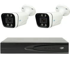 Vaizdo stebėjimo rinkinys NVR POE PNI House IP810, 2 PNI IP8POE kameros, 8MP ir pridedami kabeliai